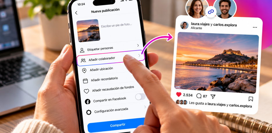 Cómo añadir un colaborador en Instagram en 2026
