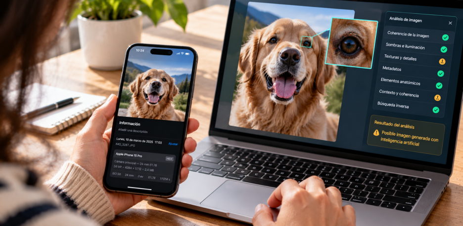 Cómo saber si una foto está hecha con IA: 7 comprobaciones
