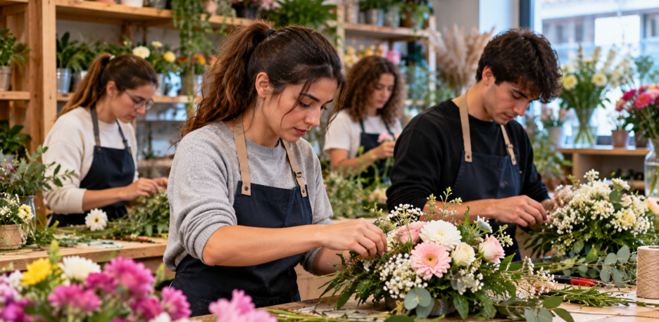 Curso gratis de floristería en Alicante: plazas y fechas