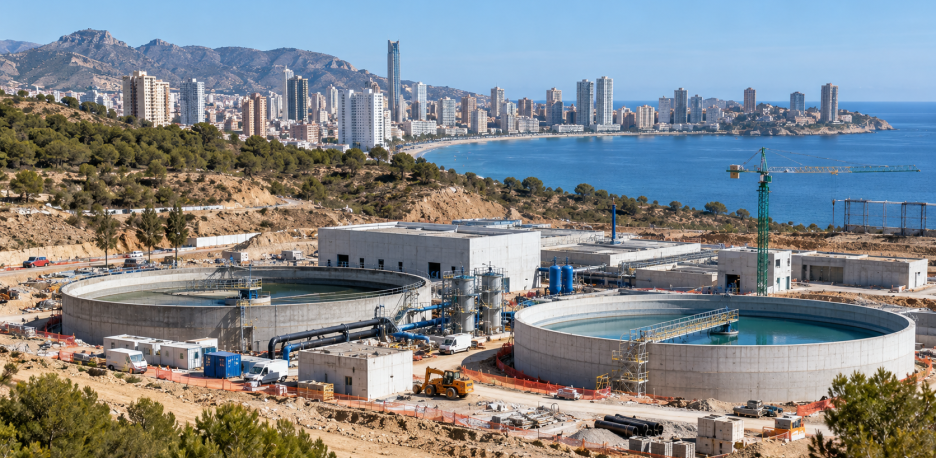 Desalinizadora de Benidorm: 25 millones y 6 hm³ de agua para la Marina Baixa
