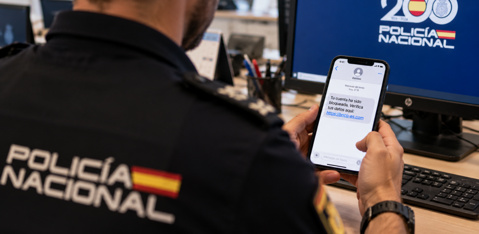 Detenida en Alicante por una estafa bancaria de 15.499 euros mediante SMS