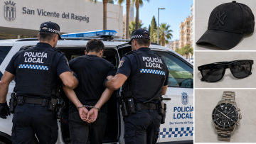 Detenido por robar una cadena de oro en San Vicente