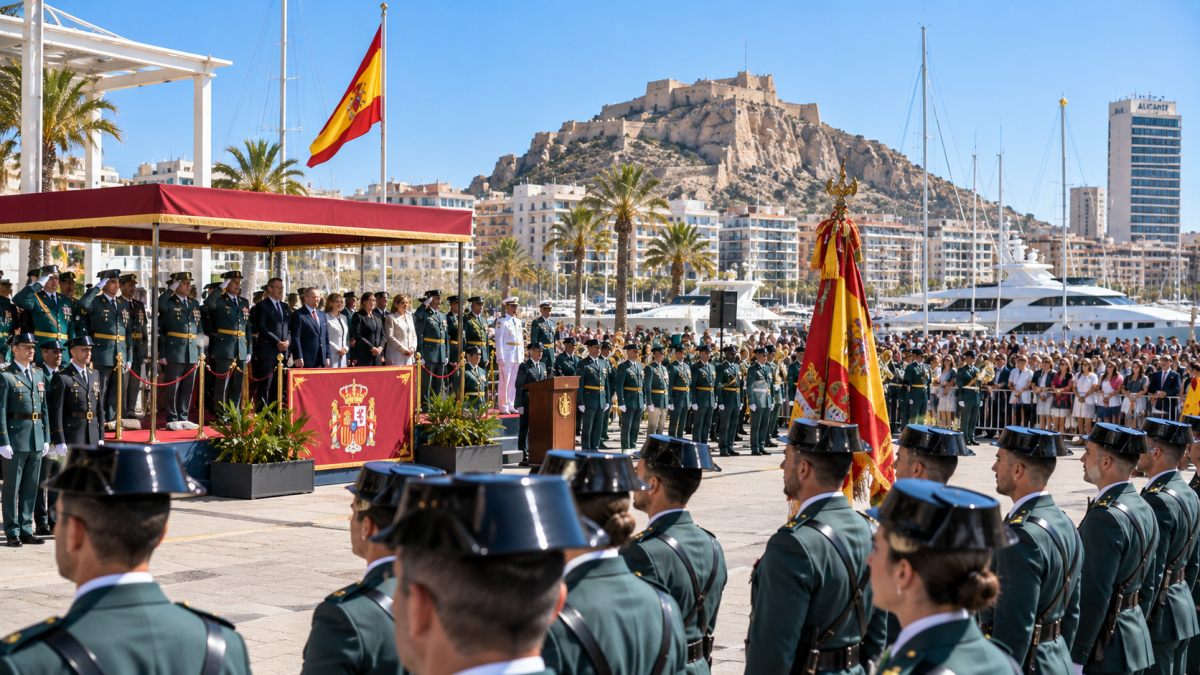 Guardia Civil en Alicante: 22 condecoraciones por el Día del Pilar 2026