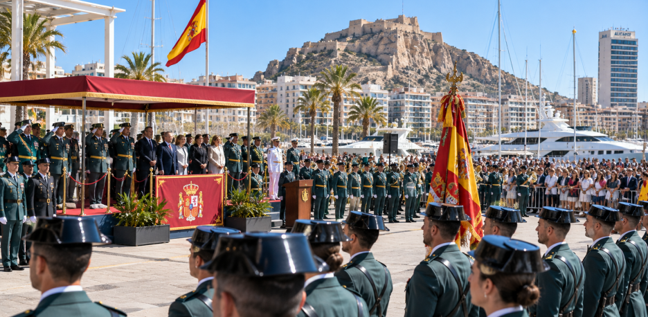 Guardia Civil en Alicante: 22 condecoraciones por el Día del Pilar 2026