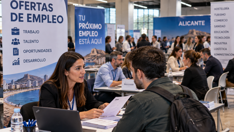 Las ofertas de empleo más interesantes que se han publicado en la provincia de Alicante Jueves 22 de Octubre 2026
