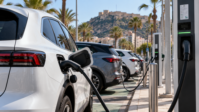 Los coches eléctricos se disparan en Alicante: así crecen las matriculaciones en 2026