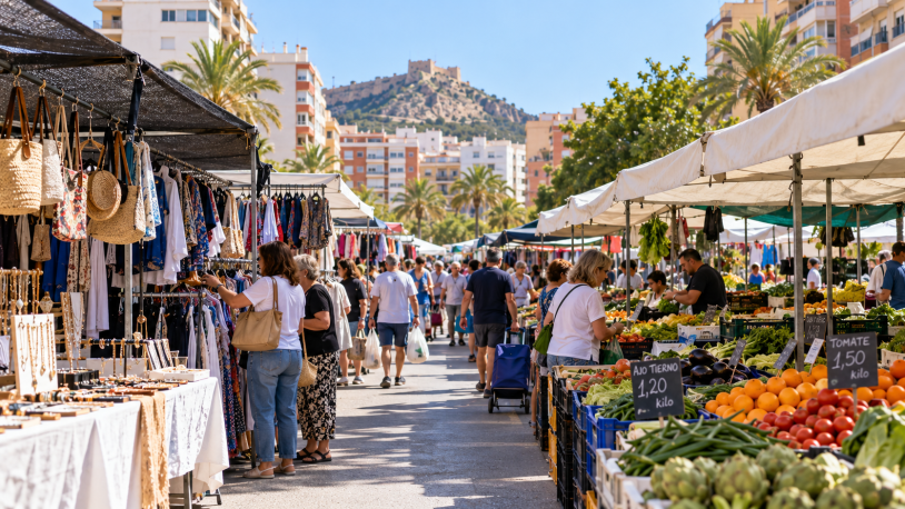 Mercadillos de Alicante: días, horarios y dónde están