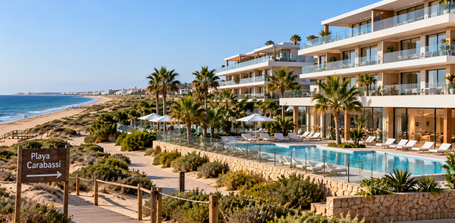 Nuevo hotel en Arenales del Sol: 51 apartamentos y piscinas