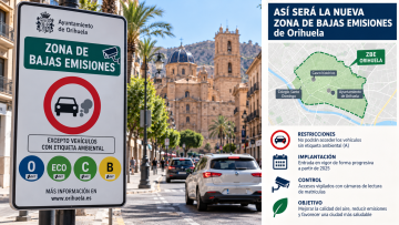 Orihuela prepara su ZBE: qué coches tendrán restricciones