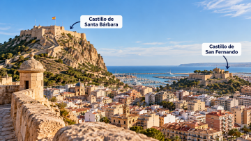 Por qué Alicante tiene dos castillos y cuál es su historia