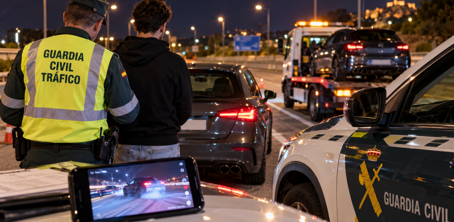 Publica vídeos de conducción temeraria en Alicante y acaba investigado