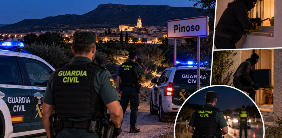 Robos en Pinoso: la Guardia Civil refuerza la vigilancia