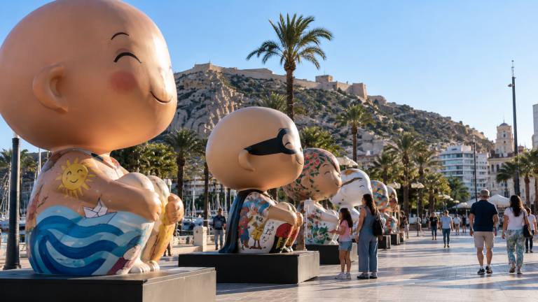 Siete Baby Pelones gigantes llegan a Alicante