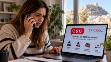 Teléfono 017 de INCIBE: ayuda gratis contra estafas