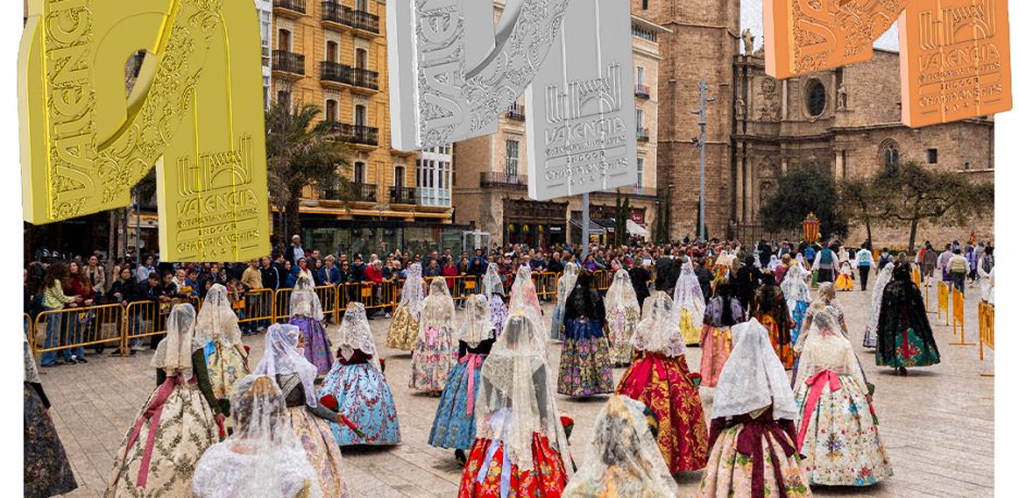 Valencia 2027 presenta sus medallas, un homenaje a la seda fallera y a la identidad valenciana