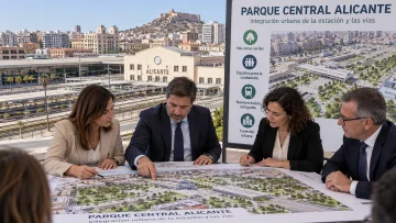 Parque Central de Alicante: nuevo acuerdo para transformar las vías