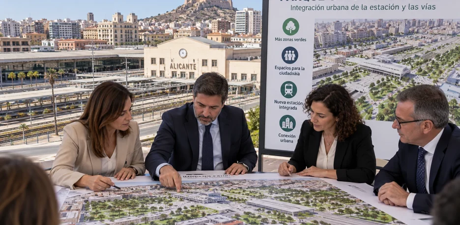 Parque Central de Alicante: nuevo acuerdo para transformar las vías