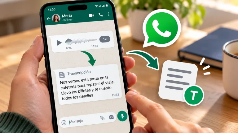 Cómo transcribir audios de WhatsApp a texto gratis