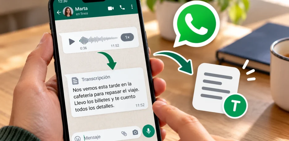 Cómo transcribir audios de WhatsApp a texto gratis
