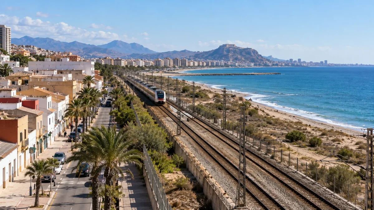 Tren al aeropuerto de Alicante: aprobada la Variante de Torrellano