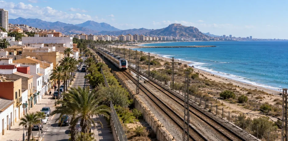 Tren al aeropuerto de Alicante: aprobada la Variante de Torrellano