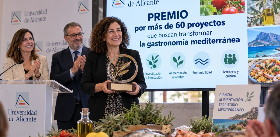 La Universidad de Alicante, premiada por sus 60 proyectos gastronómicos